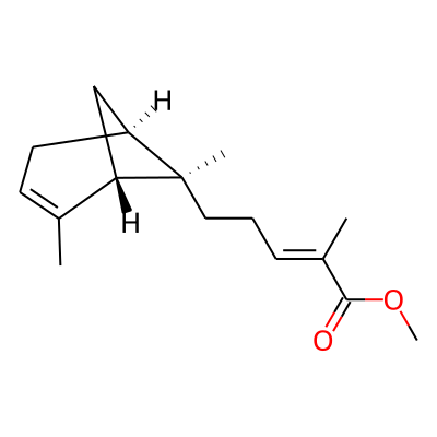 Methyl (E)-trans-alpha-bergamota-2,10-dien-12-oate