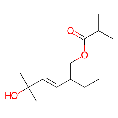 (E)-5-hydroxy-2-isopropenyl-5-methyl-hex-3-enyl isobutyrate