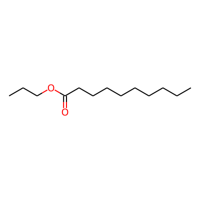 Propyl decanoate