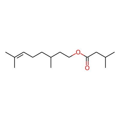 Citronellyl isovalerate