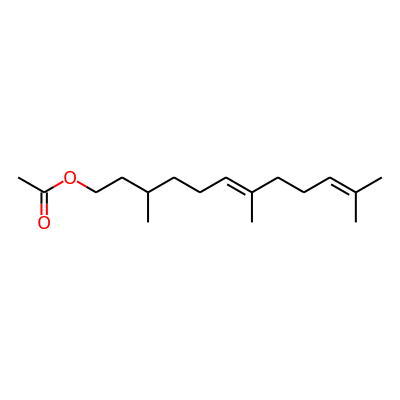(E)-3,7,11-trimethyldodeca-6,10-dien-1-yl acetate