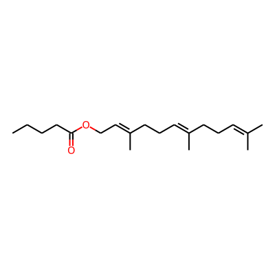 (E,E)-3,7,11-Trimethyl-2,6,10-dodecatrienyl pentanoate