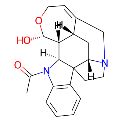1-[(12S,13R,14R,19R,21S)-14-hydroxy-15-oxa-1,11-diazahexacyclo[16.3.1.04,12.04,21.05,10.013,19]docosa-5,7,9,17-tetraen-11-yl]ethanone