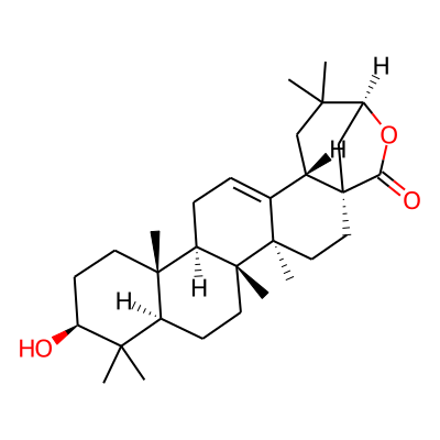 Olean-12-en-28-oic acid, 3,21-dihydroxy-, gamma-lactone, (3beta,21beta)-