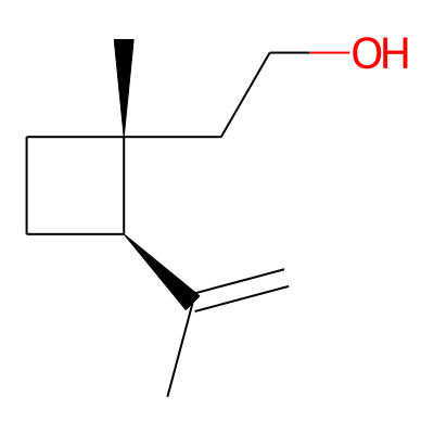 Cyclobutaneethanol, 2-isopropenyl-1-methyl-, cis-(+)-