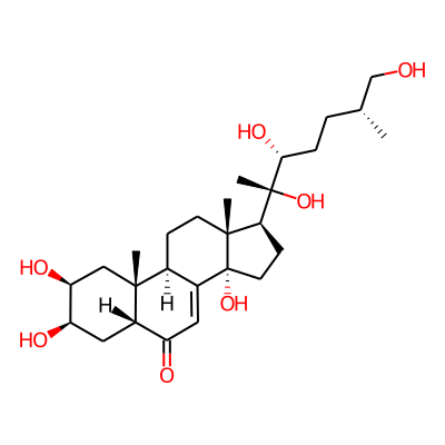 (2S,3R,5R,9R,10R,13R,14S,17S)-2,3,14-trihydroxy-10,13-dimethyl-17-[(2R,3R,6R)-2,3,7-trihydroxy-6-methylheptan-2-yl]-2,3,4,5,9,11,12,15,16,17-decahydro-1H-cyclopenta[a]phenanthren-6-one