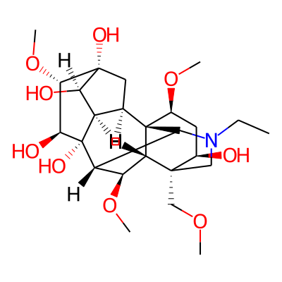 (1S,2R,3R,4R,5R,6S,7S,8R,9R,13R,14R,16S,17R,18R)-11-ethyl-6,16,18-trimethoxy-13-(methoxymethyl)-11-azahexacyclo[7.7.2.12,5.01,10.03,8.013,17]nonadecane-4,5,7,8,14-pentol
