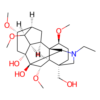 (1S,2R,3R,4S,5R,6S,8R,9S,13S,16S,17R,18S)-11-ethyl-13-(hydroxymethyl)-4,6,16,18-tetramethoxy-11-azahexacyclo[7.7.2.12,5.01,10.03,8.013,17]nonadecane-8,9-diol