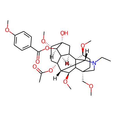 [(1S,2R,3R,4R,5S,6S,8R,9R,10R,13S,16S,17R,18R)-8-acetyloxy-11-ethyl-5-hydroxy-6,16,18-trimethoxy-13-(methoxymethyl)-11-azahexacyclo[7.7.2.12,5.01,10.03,8.013,17]nonadecan-4-yl] 4-methoxybenzoate