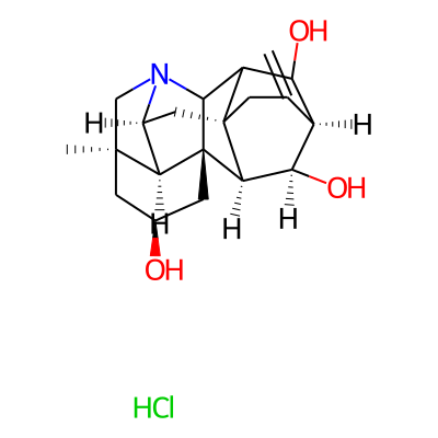 (1S,3S,5R,10R,11R,14R,16S,17R,18R,19S)-5-methyl-12-methylidene-7-azaheptacyclo[9.6.2.01,8.05,17.07,16.09,14.014,18]nonadecane-3,10,19-triol;hydrochloride