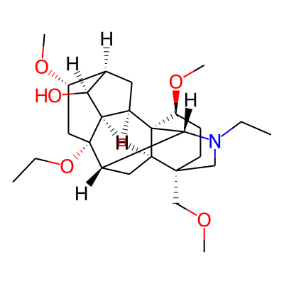 (1S,2R,3R,4S,5S,6S,8S,9S,10R,13S,16S,17R)-8-ethoxy-11-ethyl-6,16-dimethoxy-13-(methoxymethyl)-11-azahexacyclo[7.7.2.12,5.01,10.03,8.013,17]nonadecan-4-ol