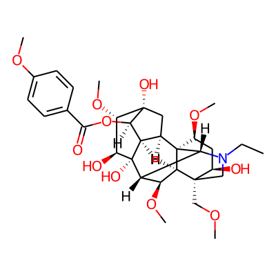 [(1S,2R,3R,4R,5R,6S,7S,8R,9R,10R,13R,14R,16S,17S,18R)-11-ethyl-5,7,8,14-tetrahydroxy-6,16,18-trimethoxy-13-(methoxymethyl)-11-azahexacyclo[7.7.2.12,5.01,10.03,8.013,17]nonadecan-4-yl] 4-methoxybenzoate