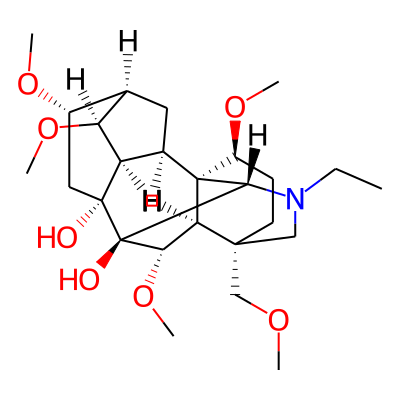 (1S,2R,3R,4S,5R,6S,8R,9S,10S,13S,16S,17R,18S)-11-ethyl-4,6,16,18-tetramethoxy-13-(methoxymethyl)-11-azahexacyclo[7.7.2.12,5.01,10.03,8.013,17]nonadecane-8,9-diol