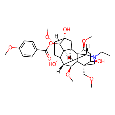 [(1S,2R,3R,4R,5S,6S,8R,9R,10R,13R,14R,16S,17S,18R)-11-ethyl-5,8,14-trihydroxy-6,16,18-trimethoxy-13-(methoxymethyl)-11-azahexacyclo[7.7.2.12,5.01,10.03,8.013,17]nonadecan-4-yl] 4-methoxybenzoate