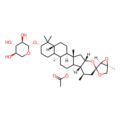 [(1S,1'R,3'R,4R,4'R,5S,5'R,6'R,10'S,12'S,13'S,16'R,18'S,21'R)-1,4',6',12',17',17'-hexamethyl-18'-[(2S,3R,4S,5R)-3,4,5-trihydroxyoxan-2-yl]oxyspiro[3,6-dioxabicyclo[3.1.0]hexane-4,8'-9-oxahexacyclo[11.9.0.01,21.04,12.05,10.016,21]docosane]-3'-yl] acetate