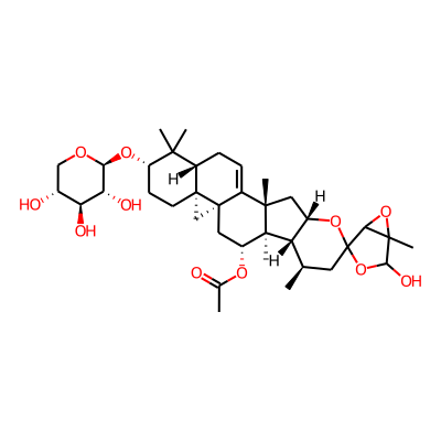 [(1'S,3'R,4'R,5'R,6'R,10'S,12'S,16'R,18'S,21'R)-2-hydroxy-1,4',6',12',17',17'-hexamethyl-18'-[(2S,3R,4S,5R)-3,4,5-trihydroxyoxan-2-yl]oxyspiro[3,6-dioxabicyclo[3.1.0]hexane-4,8'-9-oxahexacyclo[11.9.0.01,21.04,12.05,10.016,21]docos-13-ene]-3'-yl] acetate