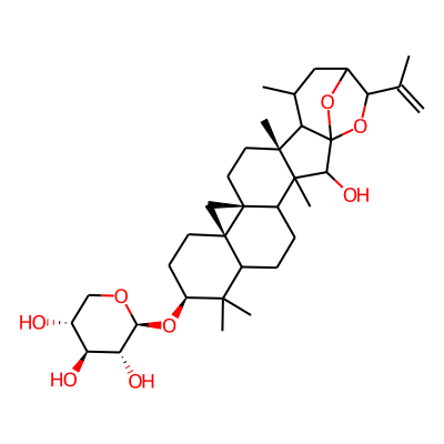 (2S,3R,4S,5R)-2-[[(9S,12R,14S,17R)-2-hydroxy-3,8,8,17,19-pentamethyl-22-prop-1-en-2-yl-23,24-dioxaheptacyclo[19.2.1.01,18.03,17.04,14.07,12.012,14]tetracosan-9-yl]oxy]oxane-3,4,5-triol