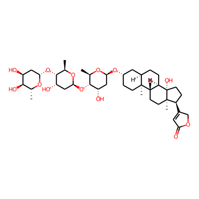 3-[(3S,5R,8R,9S,10S,13R,14S,17S)-3-[(2R,4S,5S,6R)-5-[(2S,4S,5S,6R)-5-[(2S,4S,5S,6R)-4,5-dihydroxy-6-methyloxan-2-yl]oxy-4-hydroxy-6-methyloxan-2-yl]oxy-4-hydroxy-6-methyloxan-2-yl]oxy-14-hydroxy-10,13-dimethyl-1,2,3,4,5,6,7,8,9,11,12,15,16,17-tetradecahyd