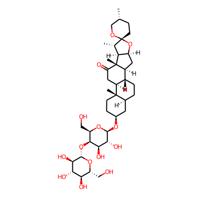 (1R,2S,4S,5'R,6R,7S,8R,9S,12S,13S,16S,18S)-16-[(2R,3R,4R,5R,6R)-3,4-dihydroxy-6-(hydroxymethyl)-5-[(2S,3R,4S,5S,6R)-3,4,5-trihydroxy-6-(hydroxymethyl)oxan-2-yl]oxyoxan-2-yl]oxy-5',7,9,13-tetramethylspiro[5-oxapentacyclo[10.8.0.02,9.04,8.013,18]icosane-6,2'-oxane]-10-one