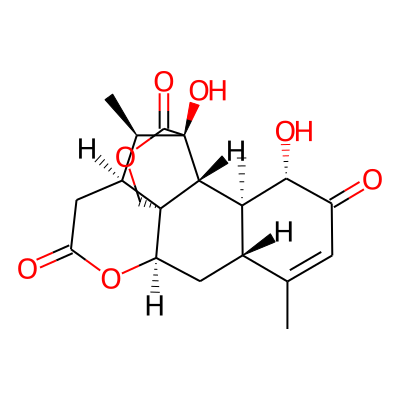 (1S,5R,6R,7S,11R,13S,17S,18S,19R)-5,17-dihydroxy-6,14,18-trimethyl-3,10-dioxapentacyclo[9.8.0.01,7.05,19.013,18]nonadec-14-ene-4,9,16-trione