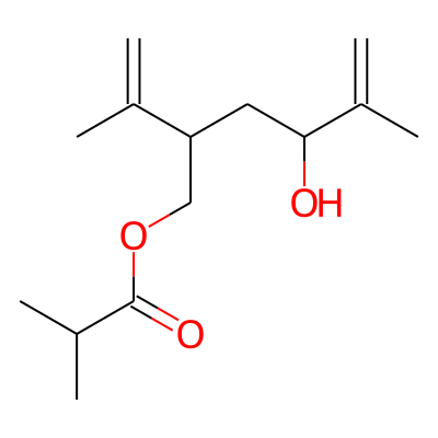 4-Hydroxy-2-isopropenyl-5-methylhex-5-enyl isobutyrate