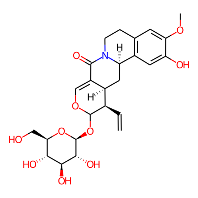 (1R,16R,17S)-16-ethenyl-4-hydroxy-5-methoxy-15-[(2S,3R,4S,5S,6R)-3,4,5-trihydroxy-6-(hydroxymethyl)oxan-2-yl]oxy-14-oxa-10-azatetracyclo[8.8.0.02,7.012,17]octadeca-2,4,6,12-tetraen-11-one