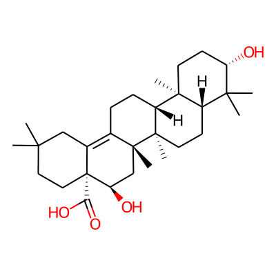 (4aR,5R,6aR,6aS,6bR,8aR,10S,12aR)-5,10-dihydroxy-2,2,6a,6b,9,9,12a-heptamethyl-1,3,4,5,6,6a,7,8,8a,10,11,12,13,14-tetradecahydropicene-4a-carboxylic acid