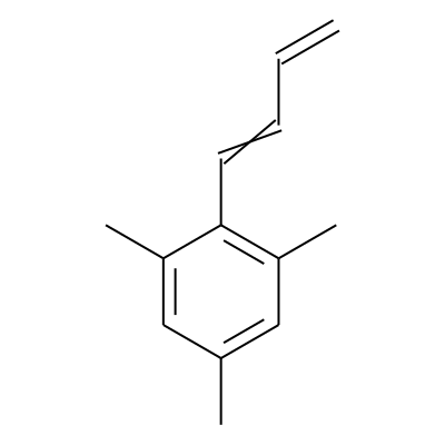 Benzene, 2-(1,3-butadienyl)-1,3,5-trimethyl-