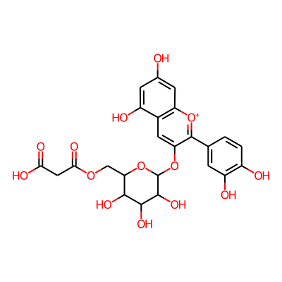 Cyanidin 3-malonylglucoside