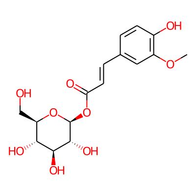 1-O-feruloyl-beta-D-glucose