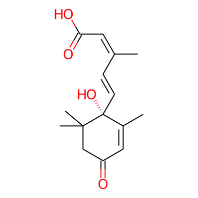 (2Z,4E)-5-[(1S)-1-hydroxy-2,6,6-trimethyl-4-oxocyclohex-2-en-1-yl]-3-methylpenta-2,4-dienoic acid