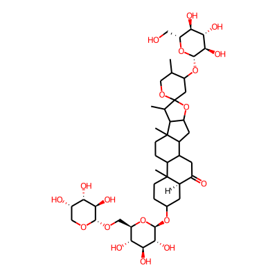 (18S)-5',7,9,13-tetramethyl-4'-[(2R,3R,4S,5S,6R)-3,4,5-trihydroxy-6-(hydroxymethyl)oxan-2-yl]oxy-16-[(2R,3R,4S,5S,6R)-3,4,5-trihydroxy-6-[[(2S,3R,4S,5S)-3,4,5-trihydroxyoxan-2-yl]oxymethyl]oxan-2-yl]oxyspiro[5-oxapentacyclo[10.8.0.02,9.04,8.013,18]icosane-6,2'-oxane]-19-one