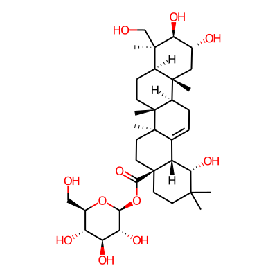 beta-D-Glucopyranosyl (2alpha,3beta,4beta,19alpha)-2,3,19,23-tetrahydroxyolean-12-en-28-oate