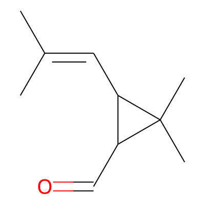 2,2-Dimethyl-3-(2-methyl-1-propenyl)cyclopropane-1-carbaldehyde