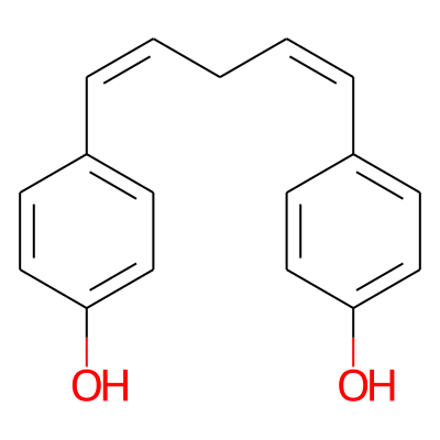 (1Z,4Z)-1,5-Bis(4-hydroxyphenyl)-1,4-pentadiene