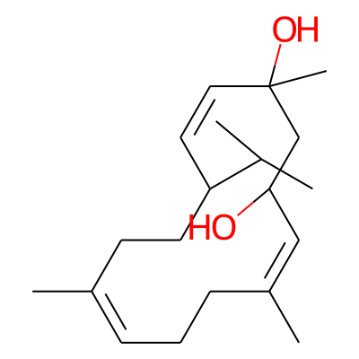 4,8,13-Cyclotetradecatriene-1,3-diol, 1,5,9-trimethyl-12-(1-methylethyl)-