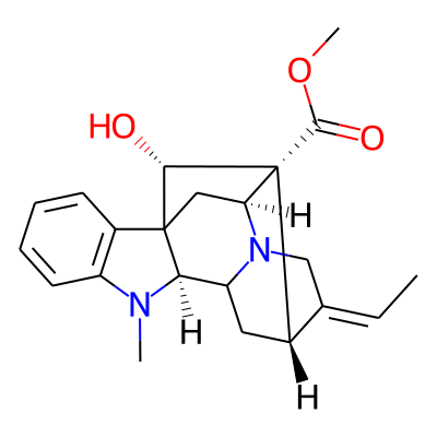 methyl (9S,12S,13Z,16S,17R,18S)-13-ethylidene-18-hydroxy-8-methyl-8,15-diazahexacyclo[14.2.1.01,9.02,7.010,15.012,17]nonadeca-2,4,6-triene-17-carboxylate