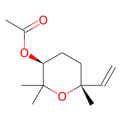 Linalool oxide acetate (pyranoid)
