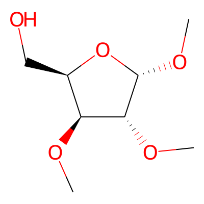 alpha-D-Xylofuranoside, methyl 2,3-di-O-methyl-