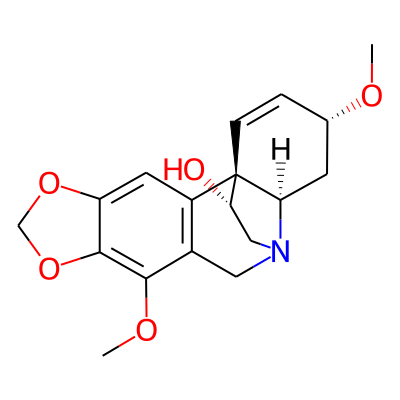 (3alpha,11S)-1,2-Didehydro-3,7-dimethoxycrinan-11-ol