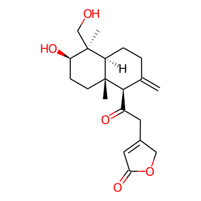 3-[2-[(1R,4aS,5R,6R,8aR)-6-hydroxy-5-(hydroxymethyl)-5,8a-dimethyl-2-methylidene-3,4,4a,6,7,8-hexahydro-1H-naphthalen-1-yl]-2-oxoethyl]-2H-furan-5-one