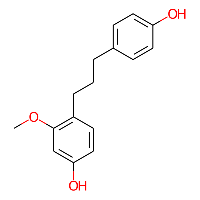 4-[3-(4-Hydroxyphenyl)propyl]-3-methoxyphenol