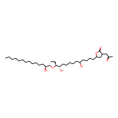5-[(11S)-5,11-dihydroxy-11-[(2S,5S)-5-[(1S)-1-hydroxytridecyl]oxolan-2-yl]undecyl]-3-(2-oxopropyl)oxolan-2-one