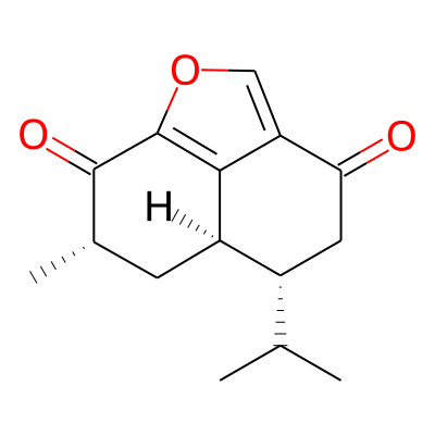 3H-Naphtho(1,8-bc)furan-3,8(4H)-dione, 5,5a,6,7-tetrahydro-7-methyl-5-(1-methylethyl)-, (5R,5aR,7S)-