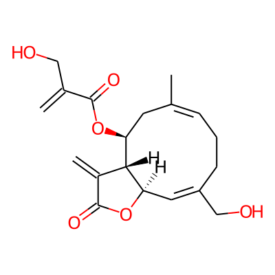 [(3aR,4S,6Z,10E,11aR)-10-(hydroxymethyl)-6-methyl-3-methylidene-2-oxo-3a,4,5,8,9,11a-hexahydrocyclodeca[b]furan-4-yl] 2-(hydroxymethyl)prop-2-enoate