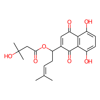 Alkannin-beta-hydroxyisovalerate