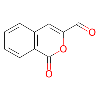 1-Oxo-1H-2-benzopyran-3-carboxaldehyde