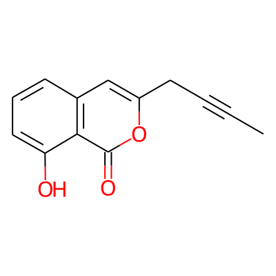 3-(But-2-yn-1-yl)-8-hydroxy-1H-2-benzopyran-1-one