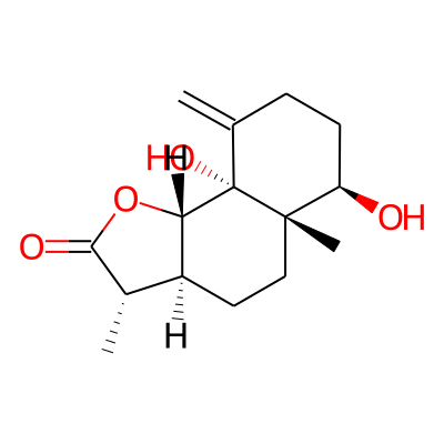 (3S,3aS,5aS,6R,9aR,9bS)-6,9a-dihydroxy-3,5a-dimethyl-9-methylidene-3,3a,4,5,6,7,8,9b-octahydrobenzo[g][1]benzofuran-2-one