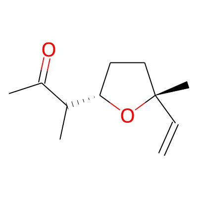 3-[(2S,5R)-5-ethenyl-5-methyloxolan-2-yl]butan-2-one
